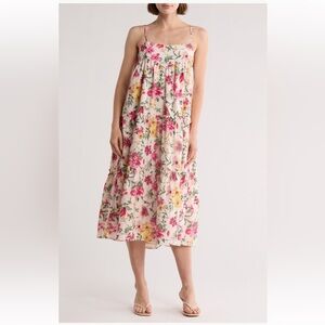 Floral Print Midi Dress